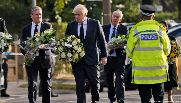UK leaders pay tribute to slain lawmaker David Amess