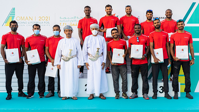 Omani windsurfers triumph on home waters at the Asian Windsurfing Championships
