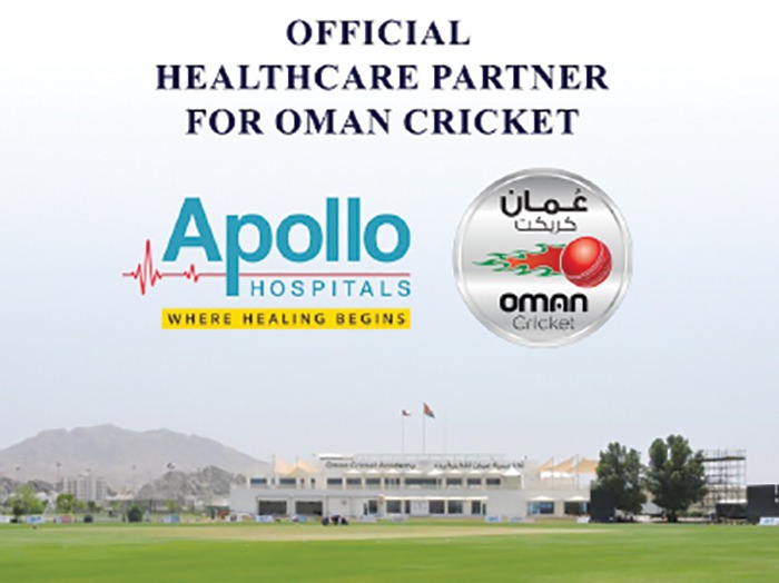 Apollo Hospital Muscat ties up with Oman Cricket as official healthcare partner