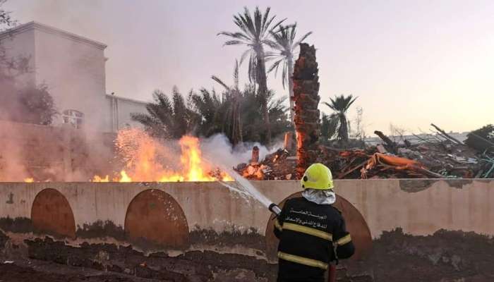 CDAA puts out fire at dumpyard in Muscat