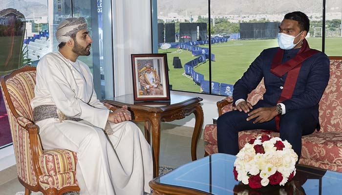 Sayyid Theyazin meets Sri Lankan Minister of Youth and Sports