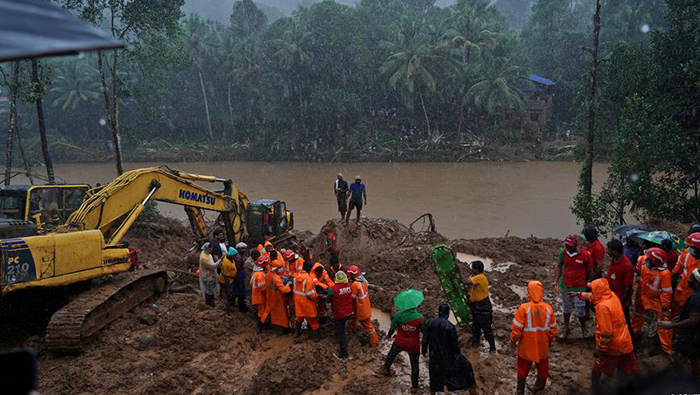 India: Flooding, landslides leave 35 dead in Kerala