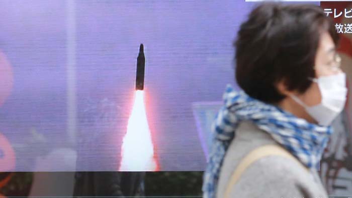 North Korea test-fires ballistic missile off east coast