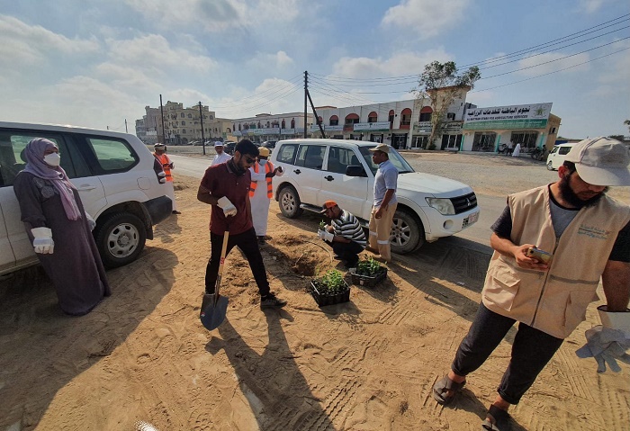 Volunteers help re-green cyclone affected areas of Oman
