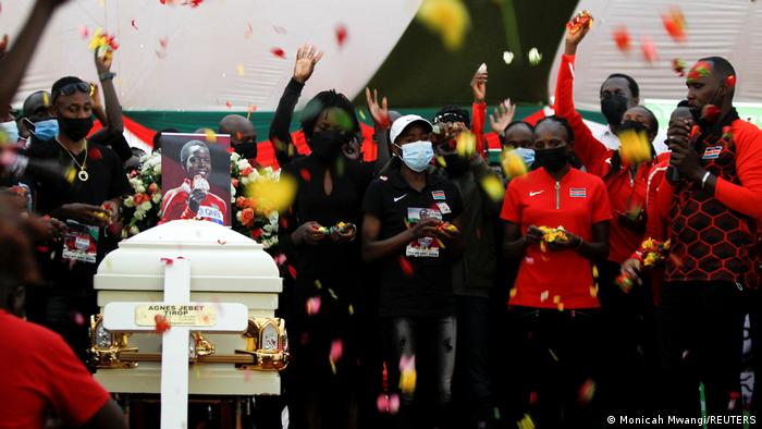 Agnes Tirop: Murdered Olympic runner buried in Kenya