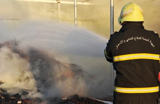 CDAA puts out fire at carpentry workshop in Oman