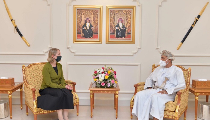 HH Sayyid Shihab meets Netherlands Ambassador to Oman
