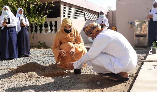 Environment Authority plants saplings in this governorate's schools