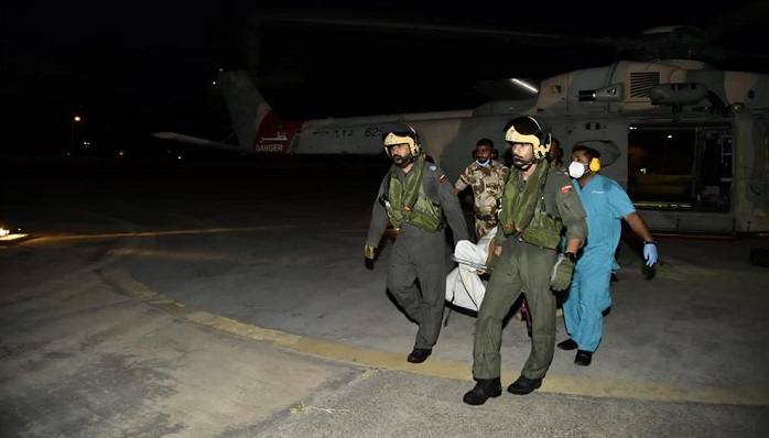 Royal Air Force carries out medical evacuation of an expat