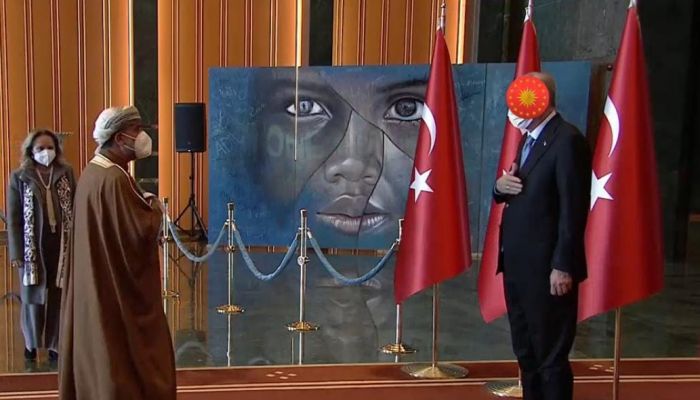 سفير السلطنة في أنقرة ينقل تحيات جلالة السلطان للرئيس التركي