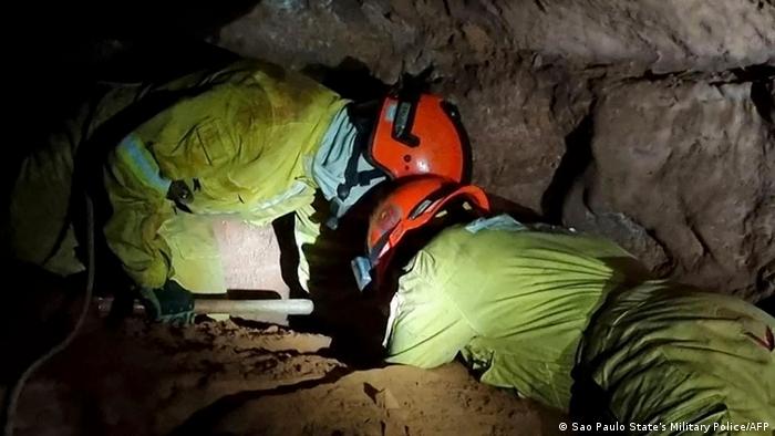 Nine firefighters die in cave training accident in Brazil