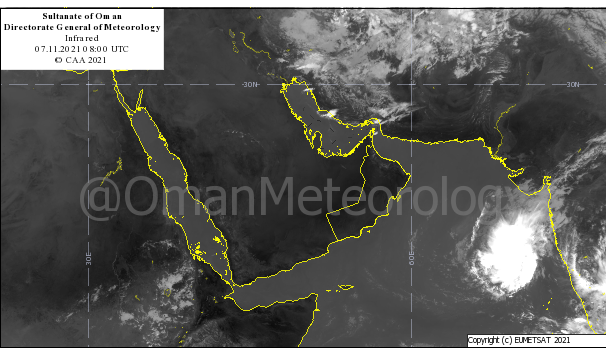 Tropical depression observed over Arabian Sea