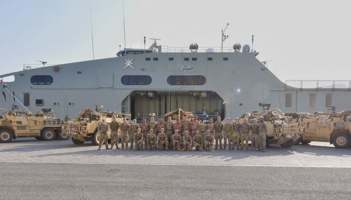 انطلاق فعاليات التمرين العسكري المشترك (قلعة مسندم2021)