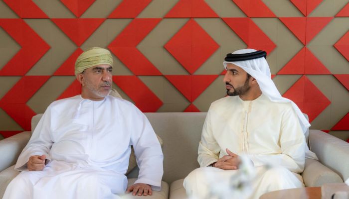 الوهيبي يستعرض أوجه التعاون مع رئيس الاتحاد الإماراتي لكرة القدم