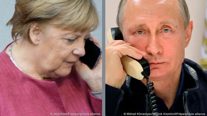 Merkel pressures Putin to act on Poland-Belarus standoff