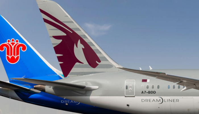 الخطوط القطرية وخطوط جنوب الصين تبرمان مذكّرة تفاهم جديدة بين الناقلتين