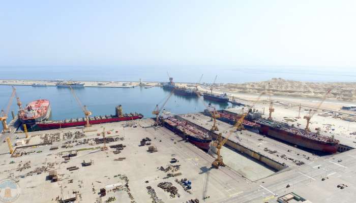 Dry dock in Duqm builds first Omani logistics support ship