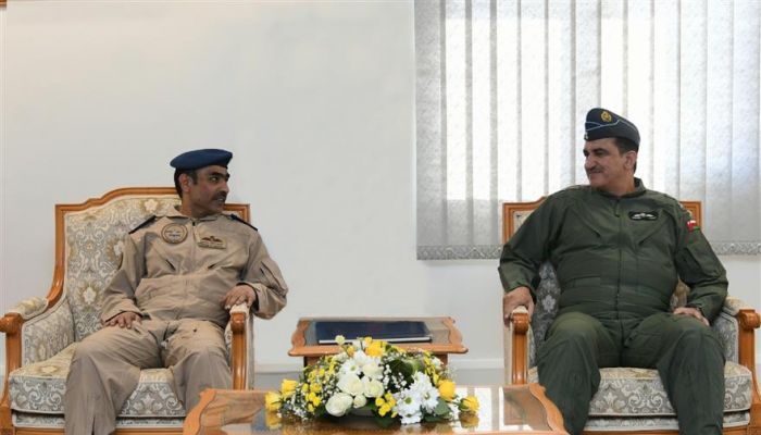 قائد سلاح الجوّ يستقبل قائد القوات الجوية الأميرية القطرية