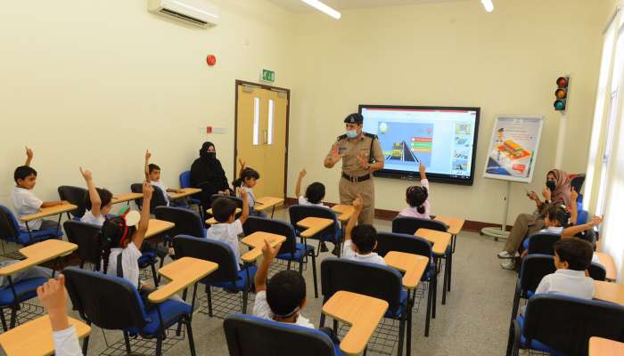 Traffic safety education for school students conducted in Oman