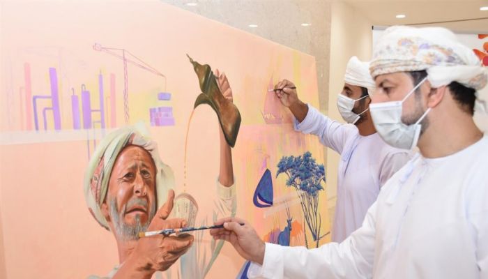 29 فنانًا تشكيليًا في معرض نمو وإبداع بصحار