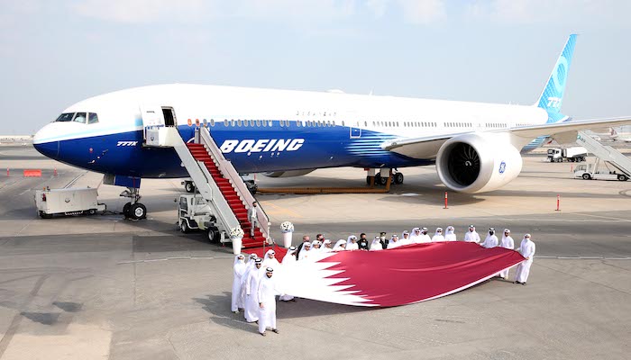 Qatar Airways Welcomes First Boeing B777-9 Aircraft to Doha