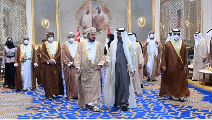 Sayyid Asa'ad meets Crown Prince of Abu Dhabi