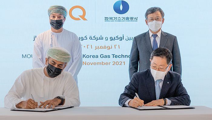 OQ, KOGAS-Tech ink pact for Hydrogen related opportunities