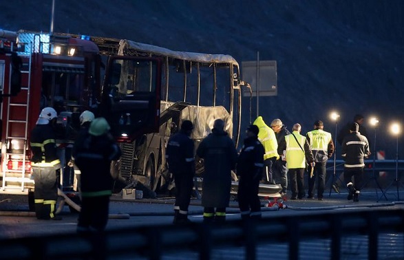 Bus crash leaves dozens dead in Bulgaria