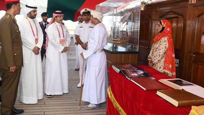 GCC Pavilion Commissioner-General briefed about Shabab Oman II activities