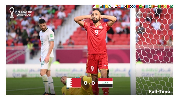 Iraq and Bahrain playout a goalless draw