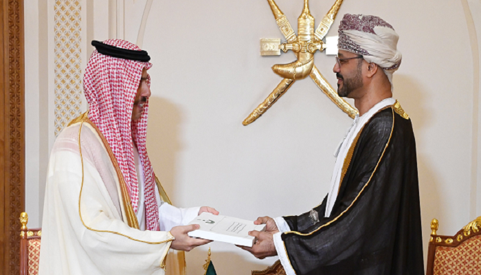 His Majesty receives letter from the King of Saudi Arabia