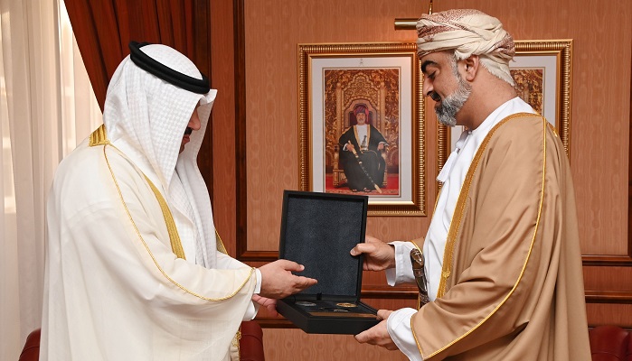 Sayyid Taimour Asaad receives commemorative coin dedicated to His Majesty
