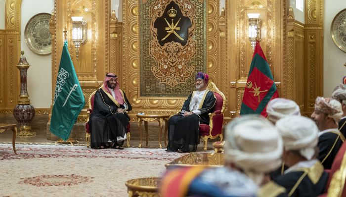 جلالة السلطان والأمير محمد بن سلمان يعقدان جلسة مباحثاتٍ رسميَّة