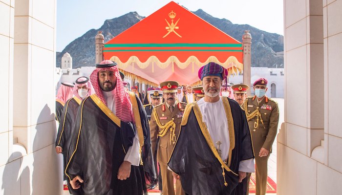 His Majesty bids farewell to HRH Prince Mohammed bin Salman