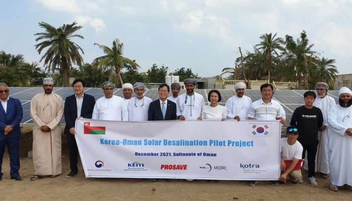 Solar powered water desalination pilot project launched in Oman