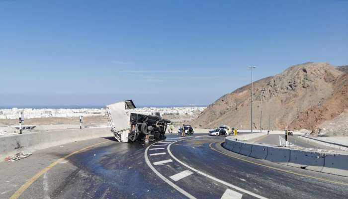 Accident on Baushar - Al Amerat Road, ROP advises caution