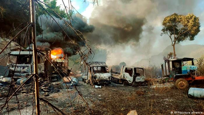 Dozens killed in alleged military massacre in Myanmar