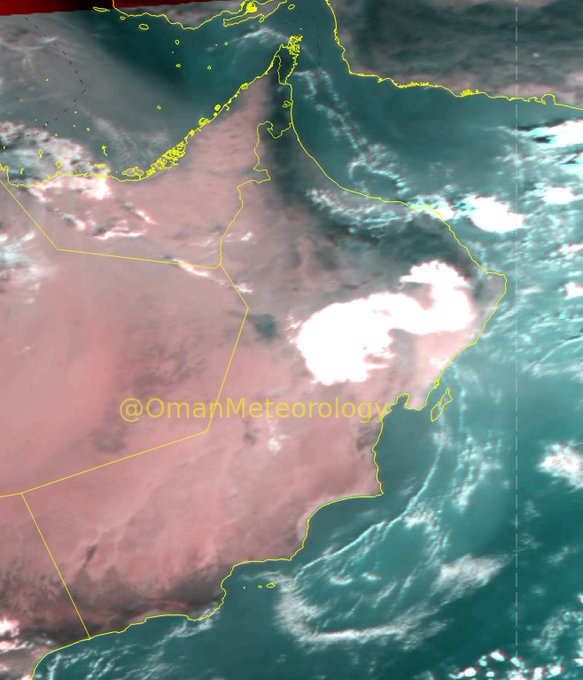 الأرصاد: هطول بعض الأمطار المتفرقة على أجزاء من محافظة مسقط