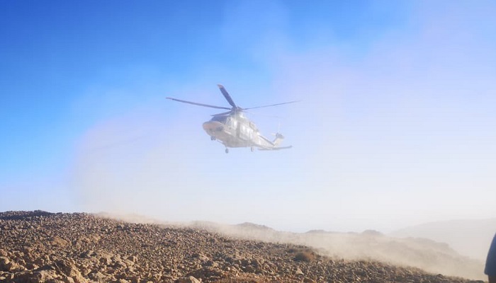 Female patient airlifted to hospital in Oman