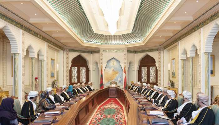 His Majesty presides over cabinet meeting