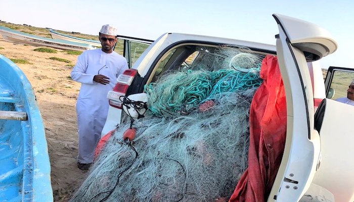 40 illegal fishing nets seized