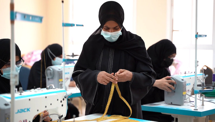 Sewing machines distribution under Eshraqa’s Qudurat Program promotes women’s empowerment
