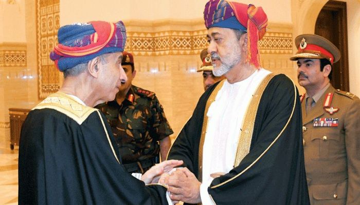 جلالة السلطان يتلقى تهنئة من السيد فهد بن محمود بمناسبـة يوم تولي جلالته مقاليد الحكم
