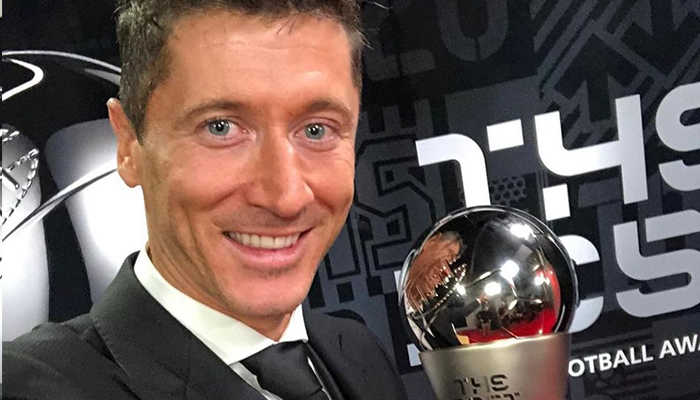 Lewandowski beats Messi to win FIFA Best Men's player award