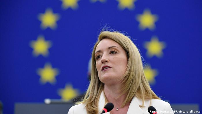 European Parliament elects conservative Roberta Metsola as president