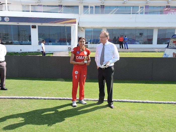 Vaishali leads Oman Women to exciting win over Wanstead