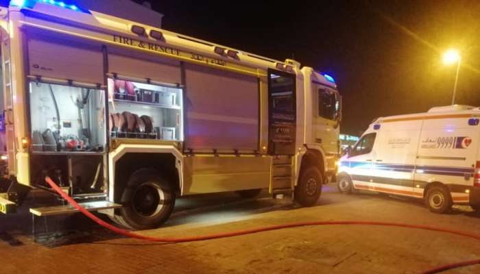 Three rescued from house fire in Al Amerat