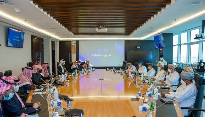Omani delegation representing capital market visits Saudi Arabia
