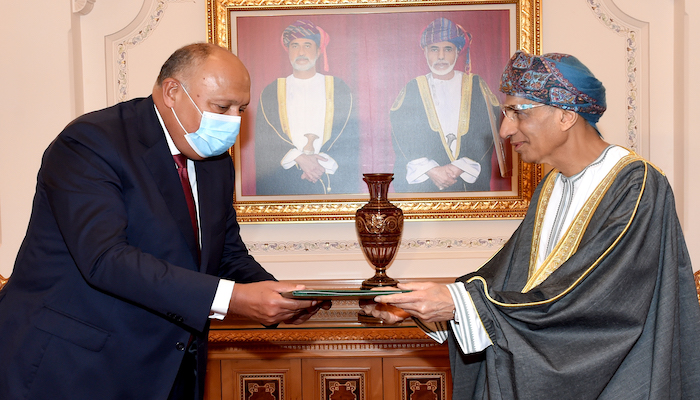 His Majesty receives written message from Egyptian President