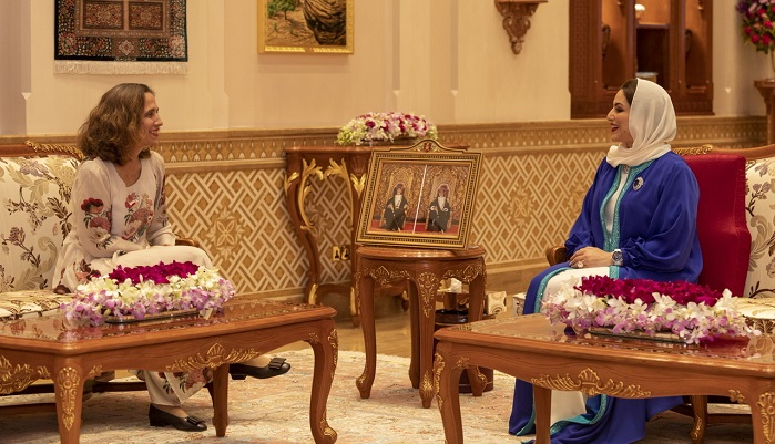 HH the Honourable Lady receives Ambassador of Colombia
